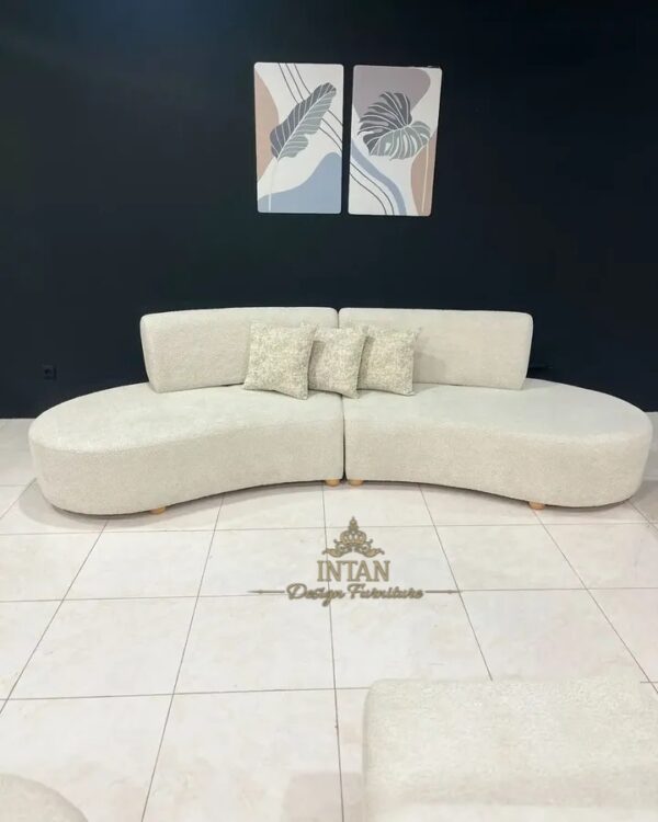 Sofa curved belah